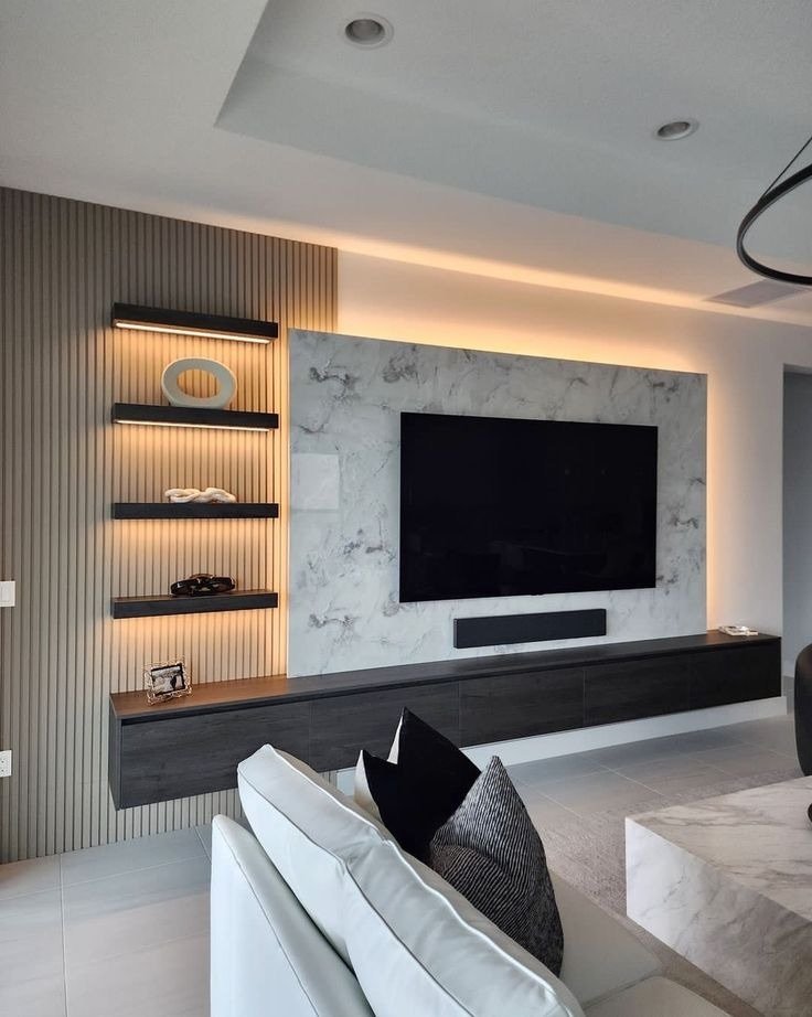 TV feature wall inspiration