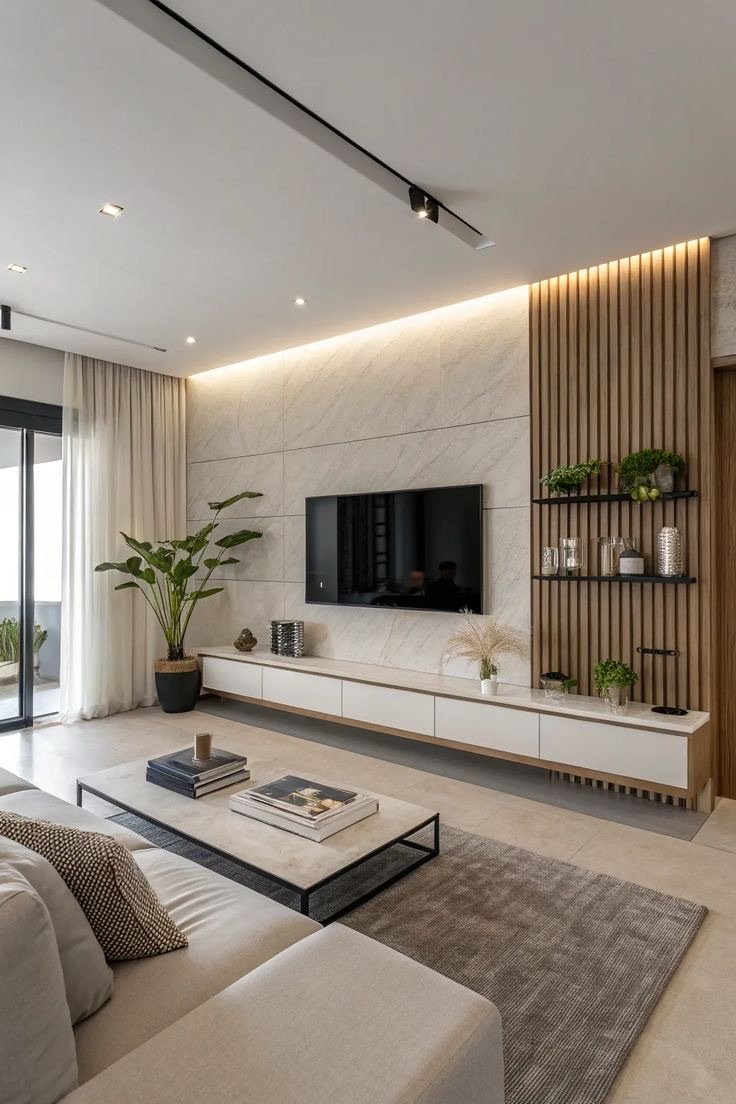 TV feature wall inspiration